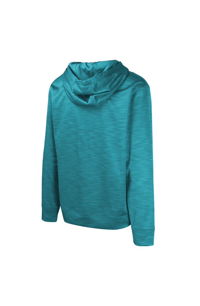 Outerstuff Men's Aqua Miami Dolphins Streak Fleece Pullover Hoodie, Alternate, color, Aqua