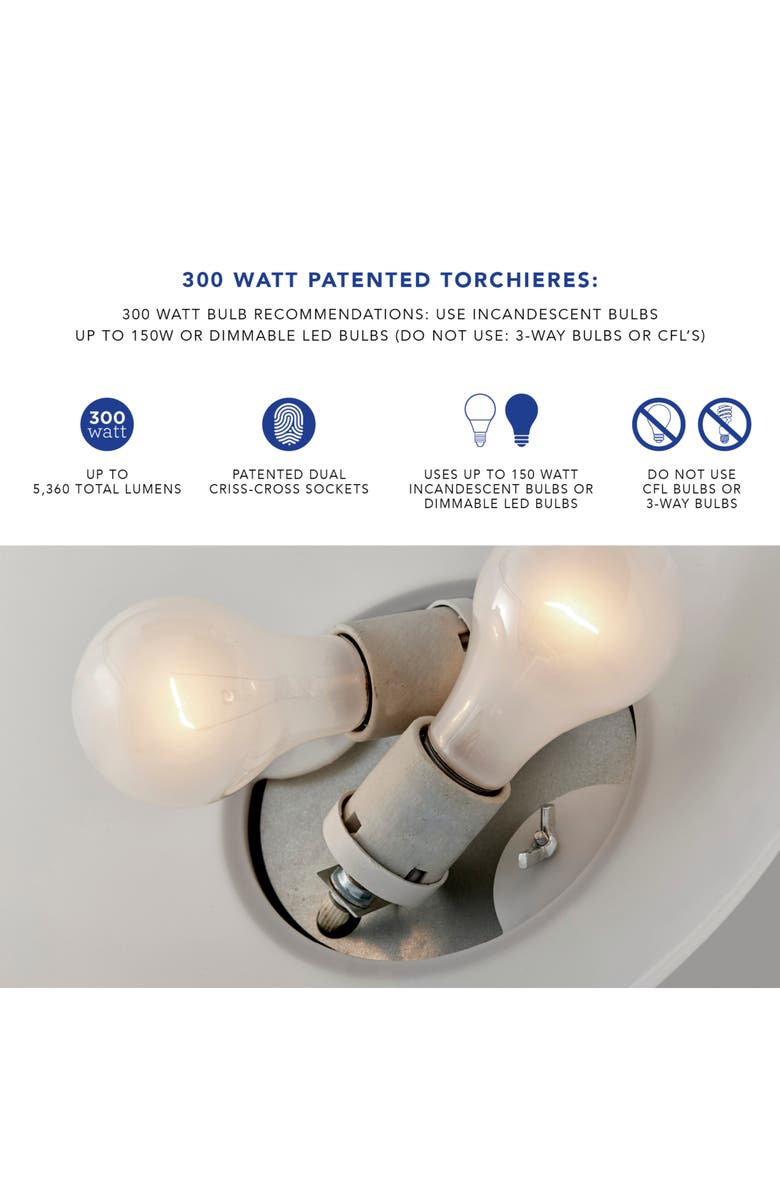 ADESSO LIGHTING Expo Torchiere Floor Lamp, Alternate, color,