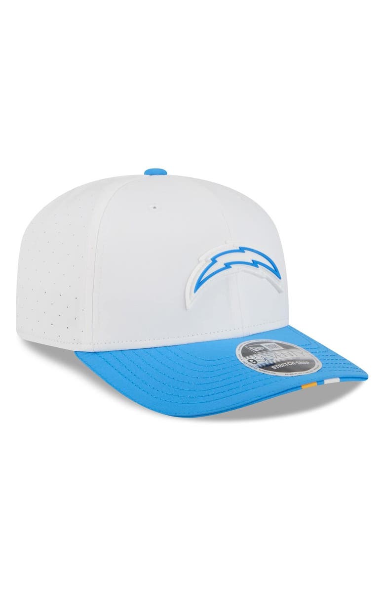 New Era Men's New Era  White/Powder Blue Los Angeles Chargers 2025 NFL Training Camp 9SEVENTY Adjustable Hat, Alternate, color, 