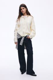 H&M Knit hooded jacket