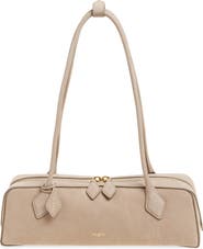 Alaïa Medium Le Teckel Suede East/West Shouder Bag