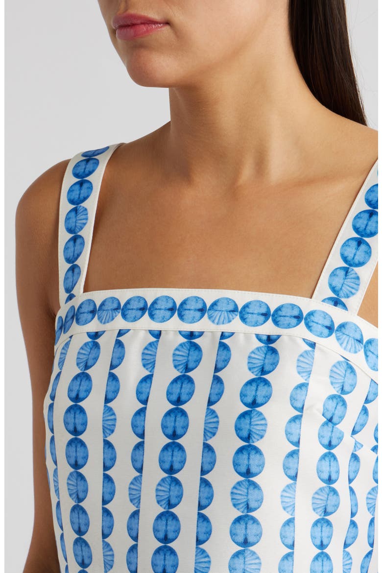 Structured Taffeta Tank, Alternate, color, 43-TRUE BLUE