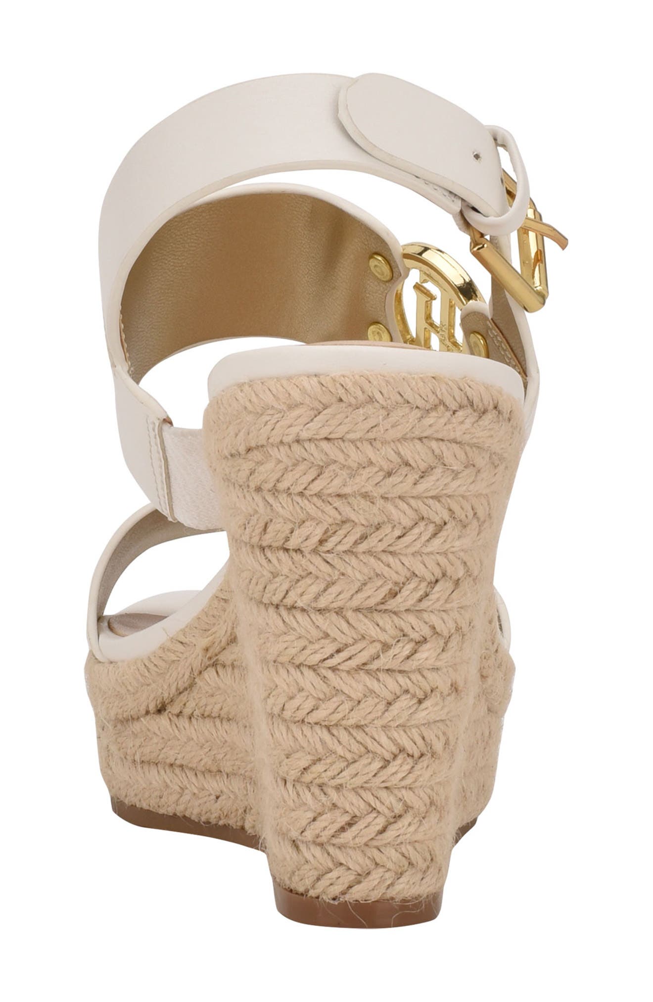 Tommy Hilfiger Kahdy Espadrille Wedge Sandal, Alternate, color, White 140