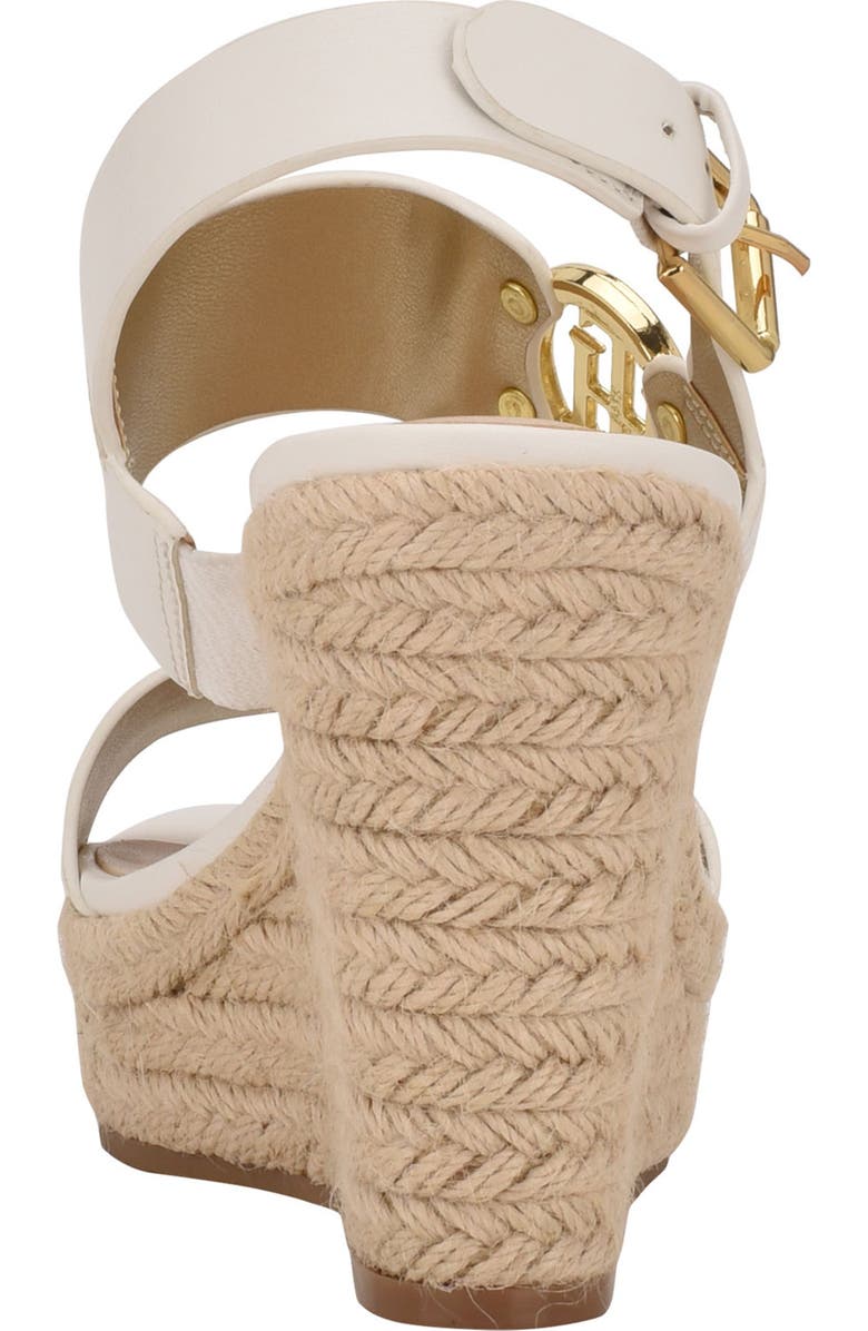 Tommy Hilfiger Kahdy Espadrille Wedge Sandal, Alternate, color, White 140