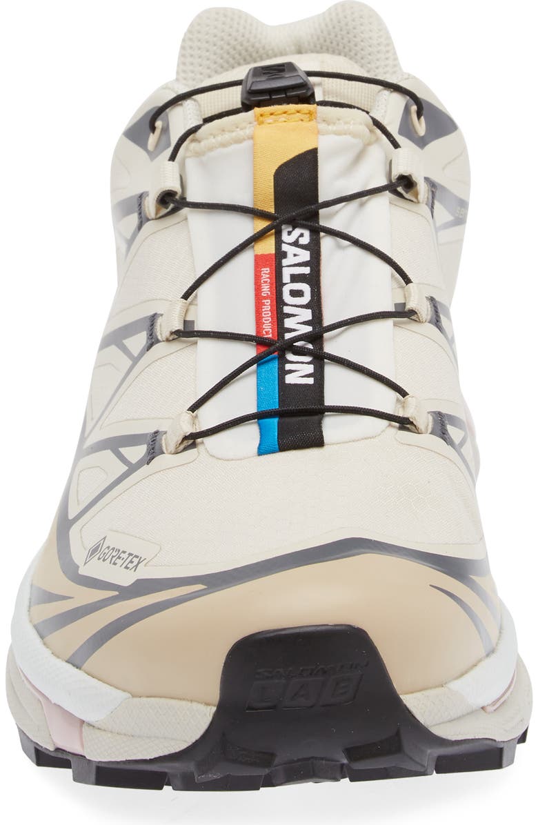 Salomon XT-6 Gore-Tex<sup>®</sup> Waterproof Sneaker, Alternate, color, Almond Milk
