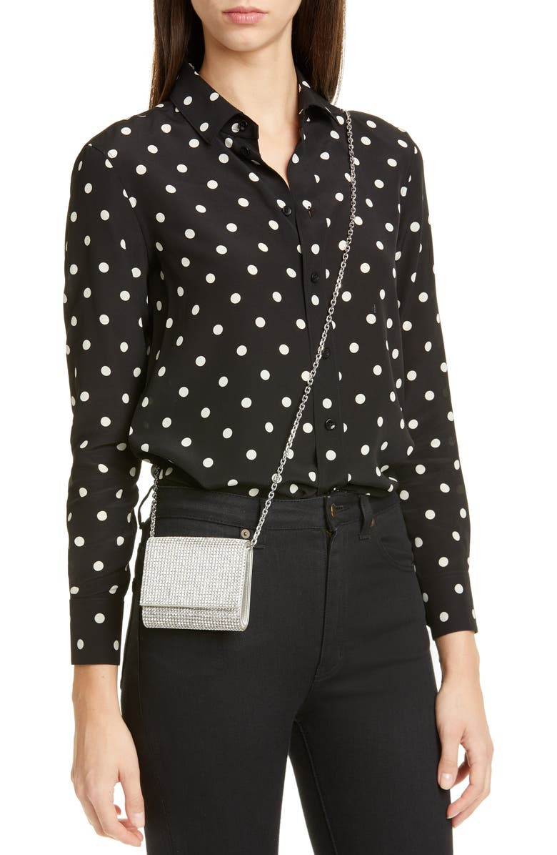 Judith Leiber Couture Fizzy Beaded Clutch, Alternate, color,