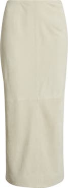 Nordstrom Suede Midi Skirt
