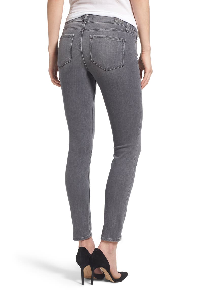 Transcend Verdugo Ankle Ultra Skinny Jeans, Alternate, color, SILVIE