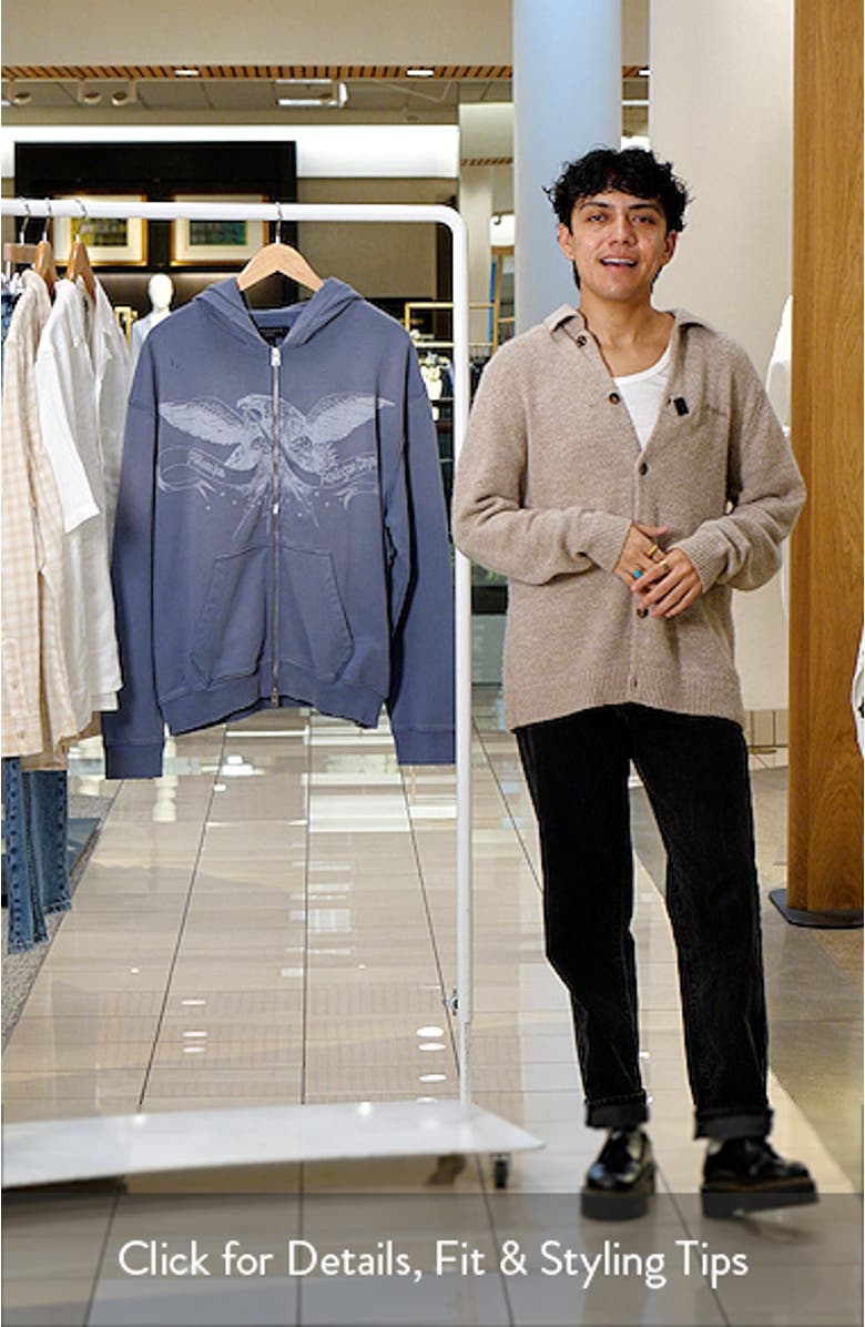 Aeterna Graphic Zip Hoodie, sales video thumbnail