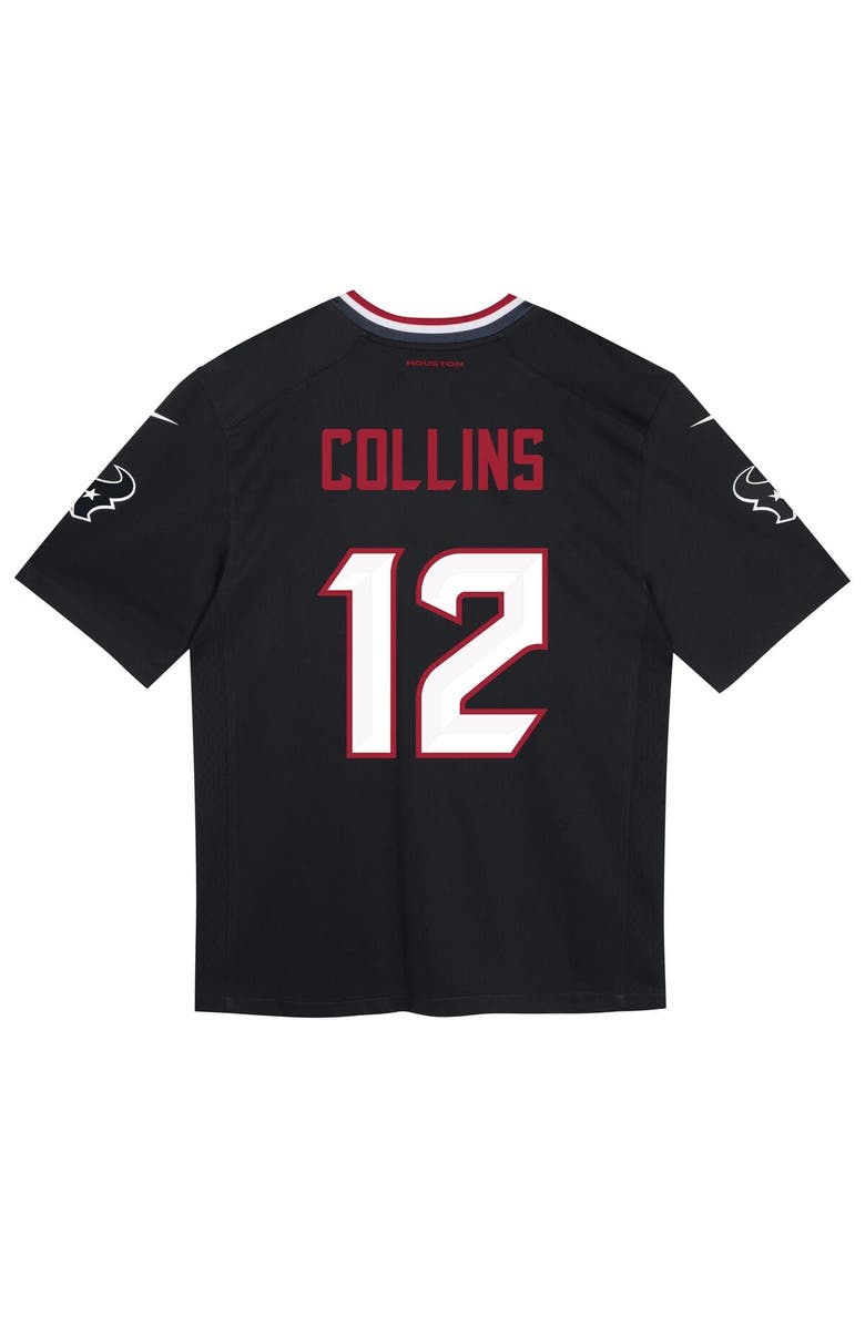 Nike Preschool Nike Nico Collins Navy Houston Texans Team Player Game Jersey, Alternate, color, Navy