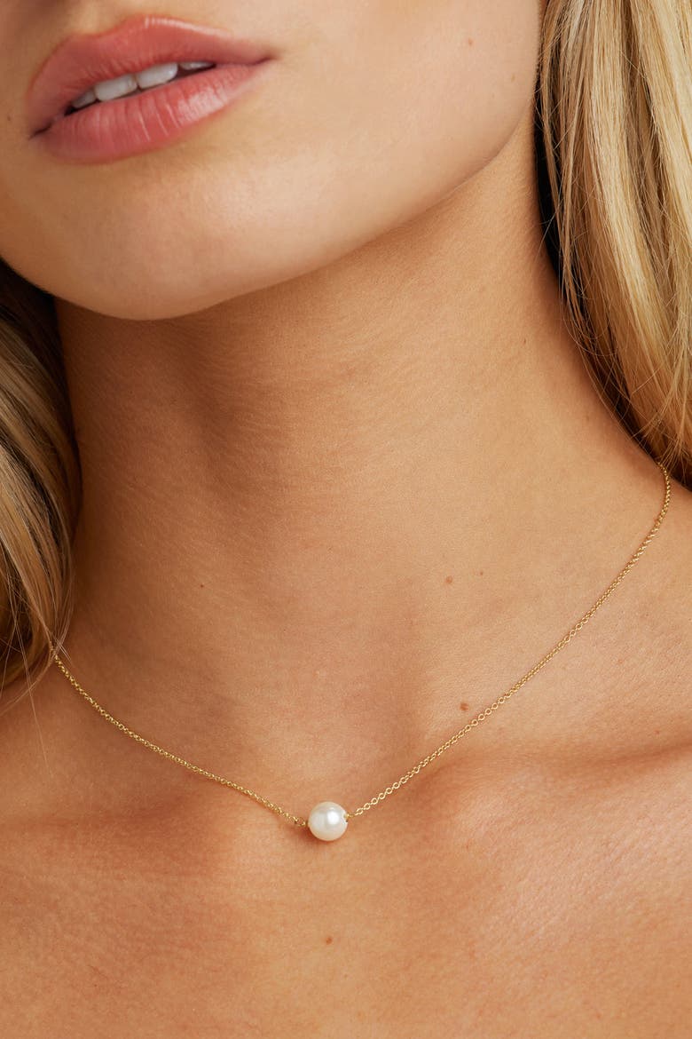 Callie Pearl Pendant, Alternate, color, Gold