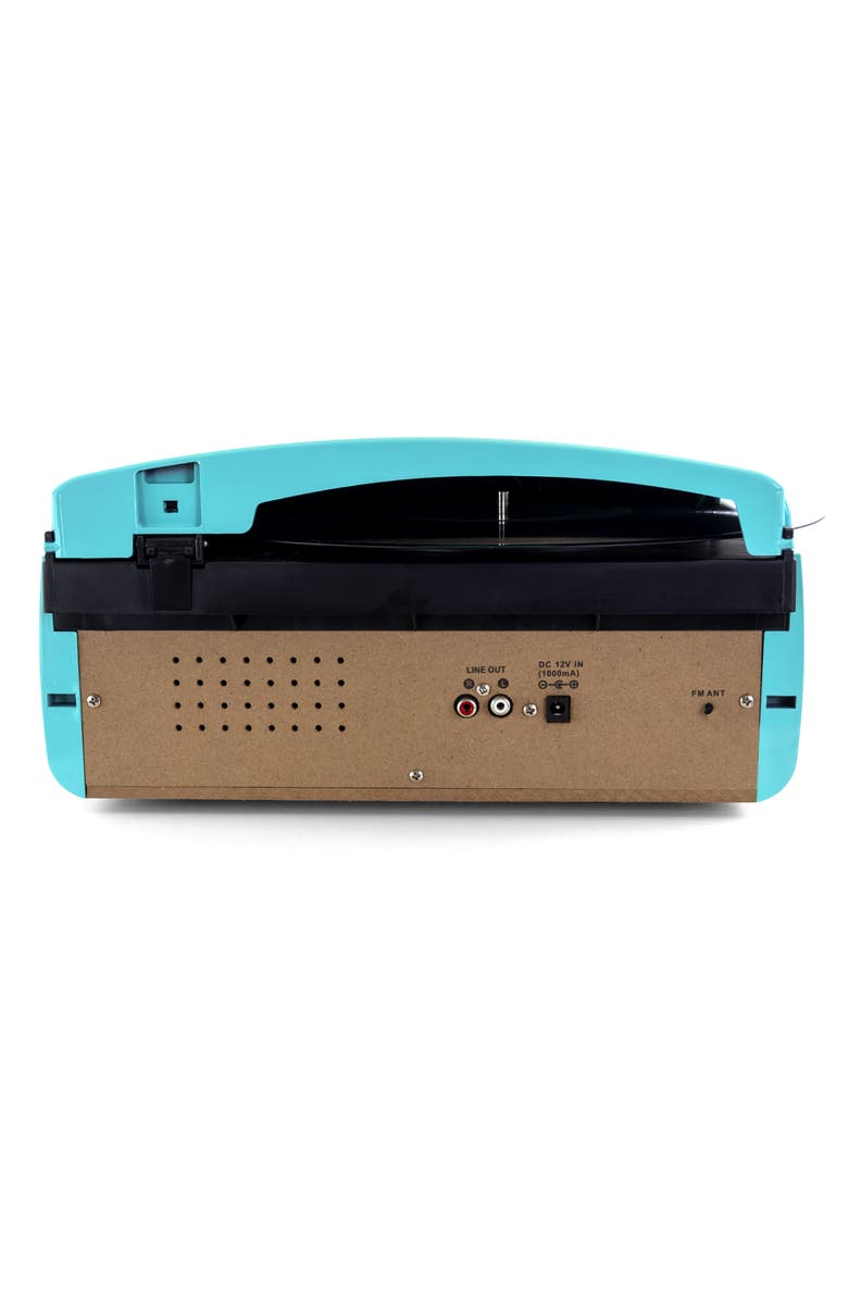 Trexonic Retro Wireless Bluetooth, Record and CD Player, Alternate, color, Turquoise