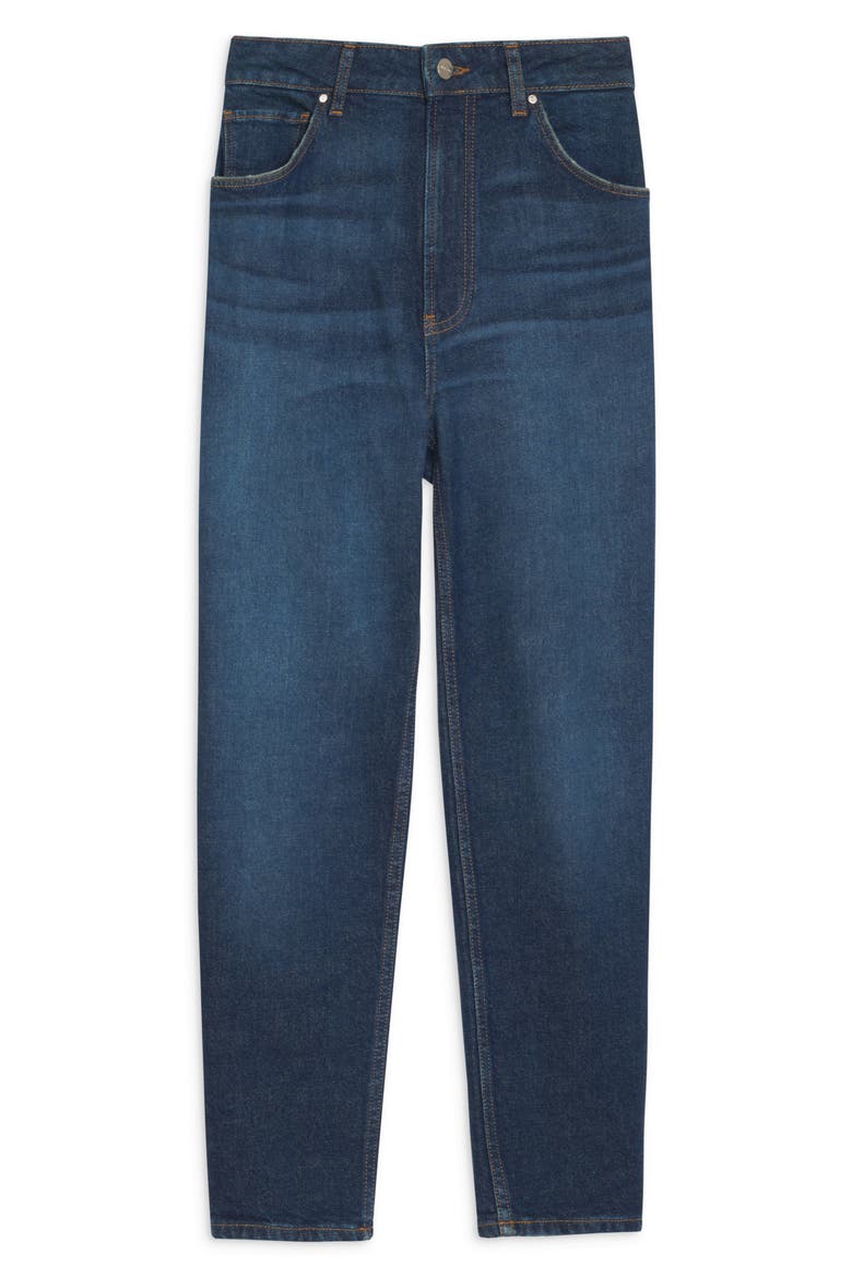 Clyde High Waist Tapered Leg Jeans, Alternate, color, MARE BLUE