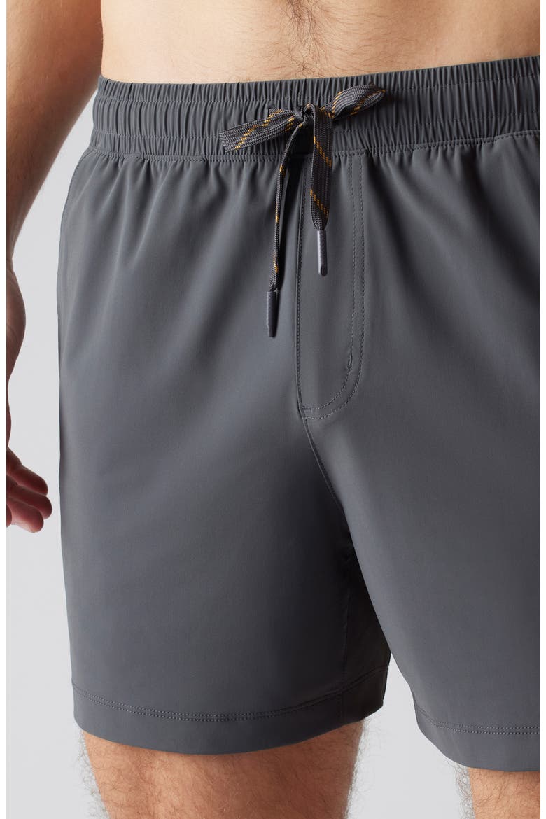 Pursuit 5-Inch Unlined Training Shorts, Alternate, color, ASPHALT