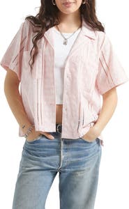 Brixton Paradise Mixed Stitch Camp Shirt