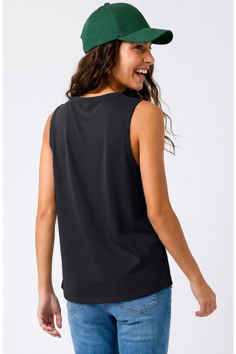 Butterfly Cotton Jersey Tank, Alternate, color, Ink Blue