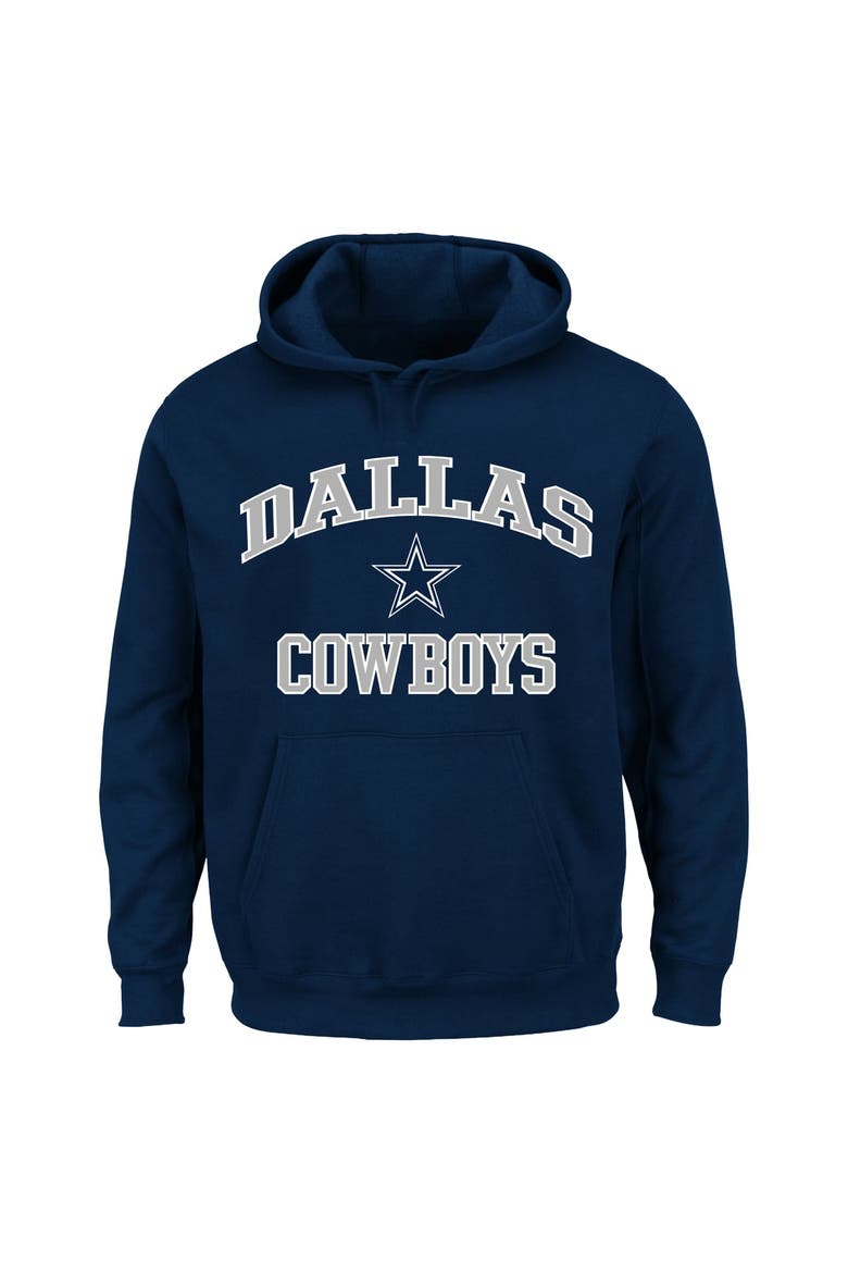 Men's Fanatics  Navy Dallas Cowboys Big & Tall Heart & Soul Hoodie, Main, color, Navy