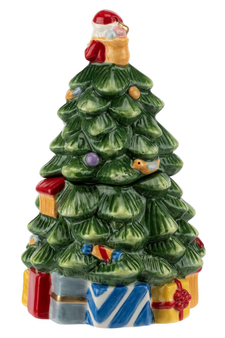 Christmas Tree Sugar & Creamer Set, Alternate, color, GREEN