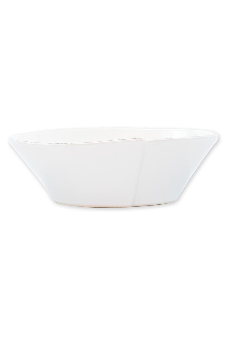 Lastra Small Oval Serving Bowl, Main, color, WHITE