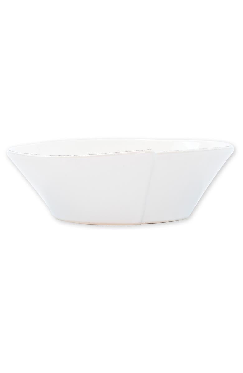 VIETRI Lastra Small Oval Serving Bowl, Main, color, White