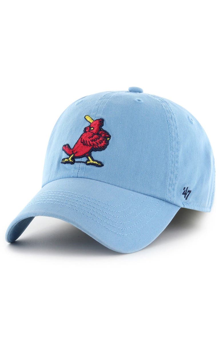 '47 Men's '47 Light Blue St. Louis Cardinals Cooperstown Collection Franchise Fitted Hat, Main, color, Light Blue