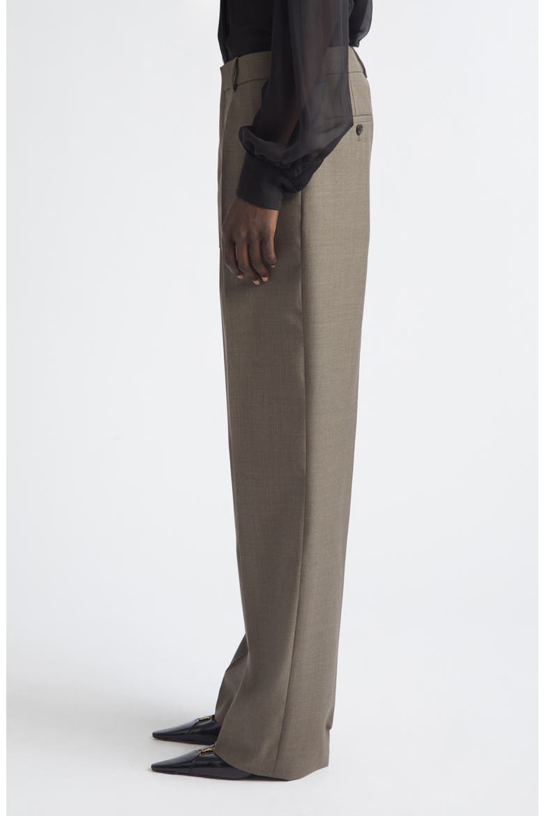 Wool Straight Leg Pants, Alternate, color, TAUPE CHINE