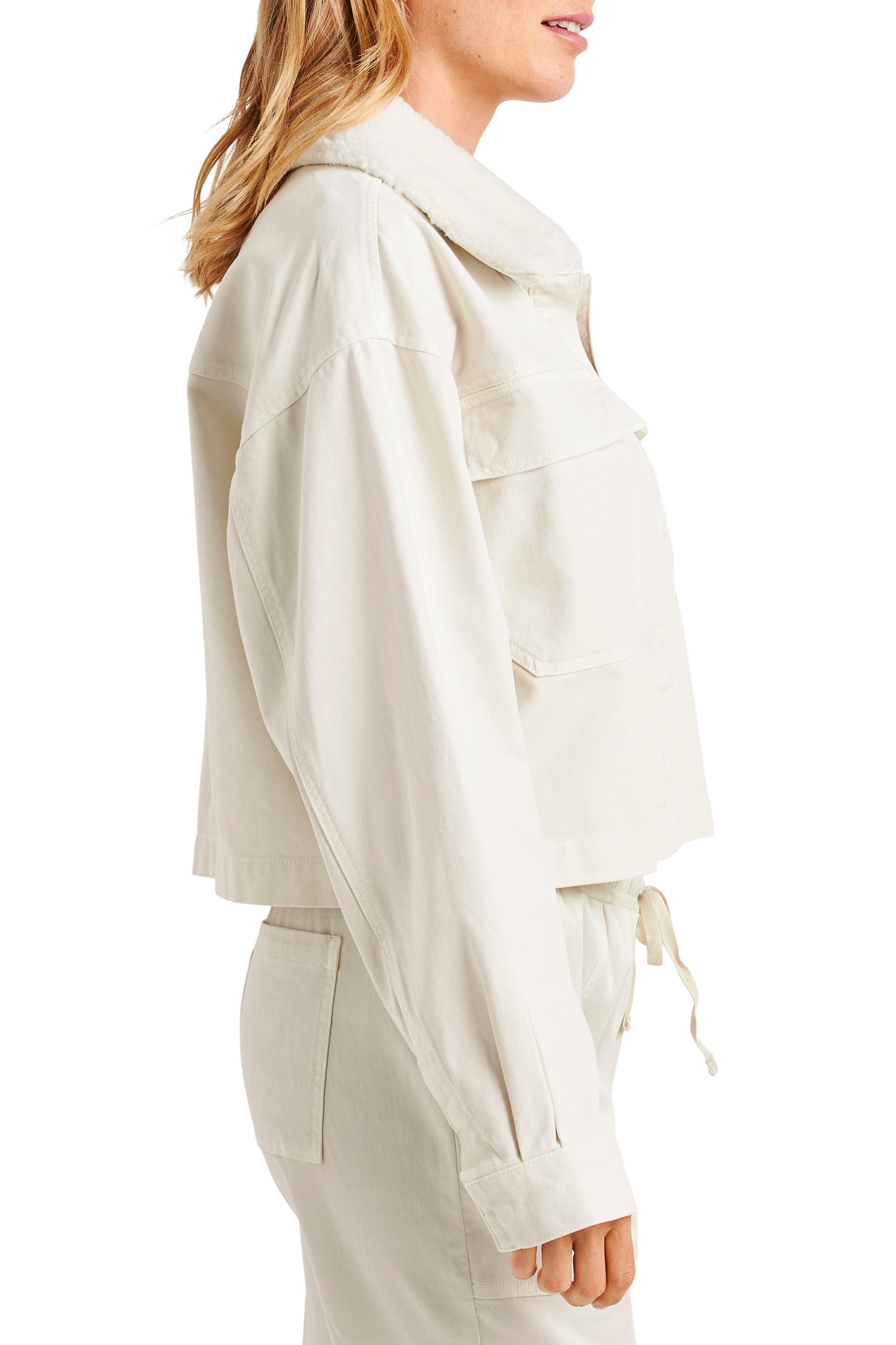 Removable Cores Splendid Jacket with Removable Faux Shearling Collar (Women) | Nordstrom