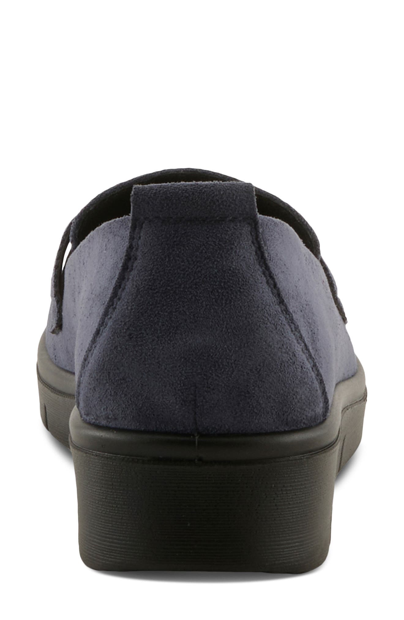 Cashmeran Faux Suede Loafer, Alternate, color, BLUE FAUX SUEDE