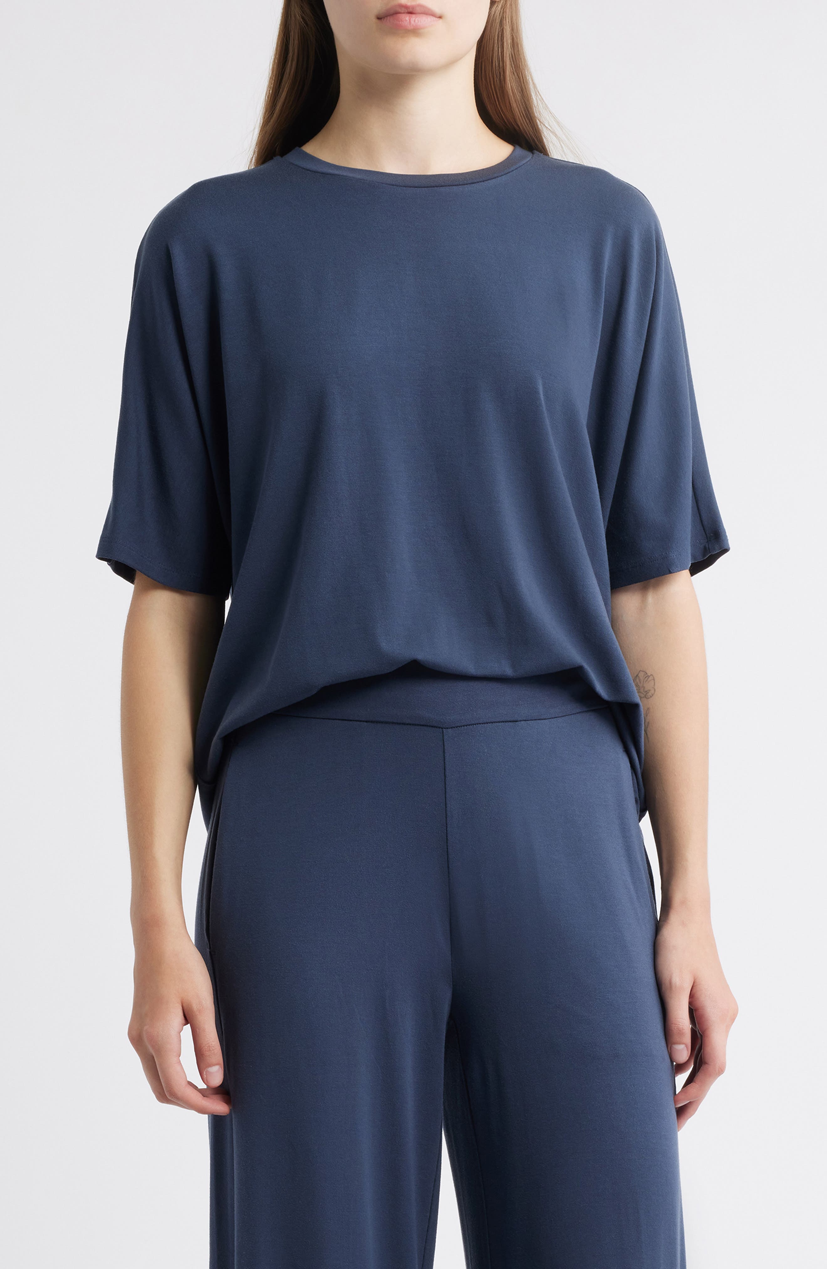 Eileen Fisher Boxy Crewneck T-Shirt