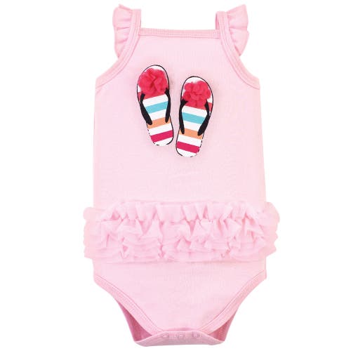 Little Treasure 3pk Sleeveless Bodysuits In Multi