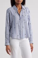 beachlunchlounge Caitlin Embroidered Shirt