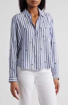 beachlunchlounge Caitlin Embroidered Shirt