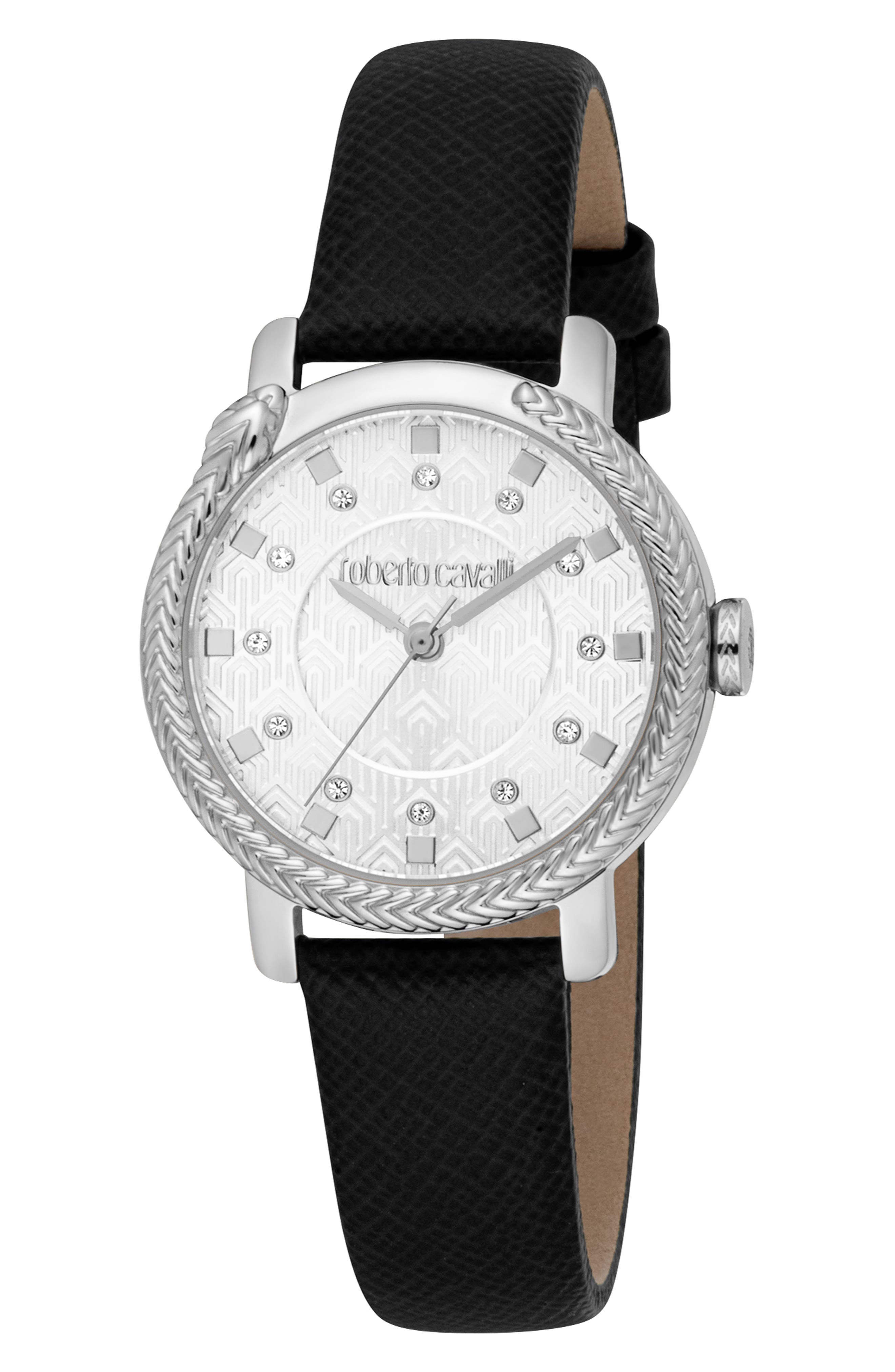 Solina Leather Strap Watch, 30mm