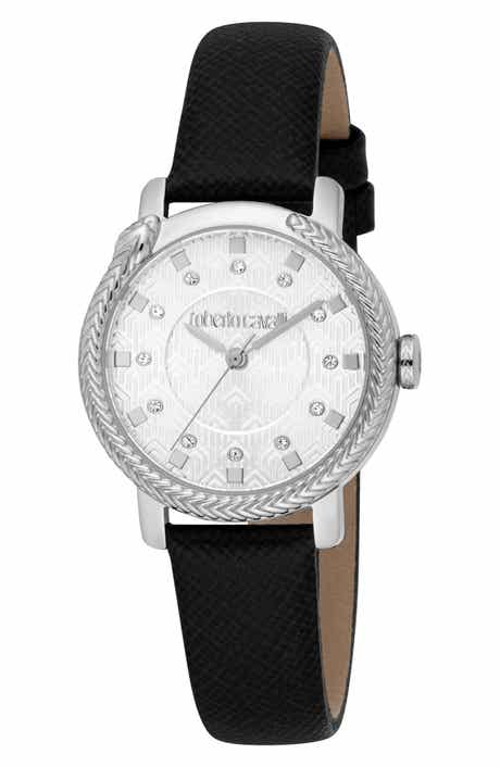 Solina Leather Strap Watch, 30mm