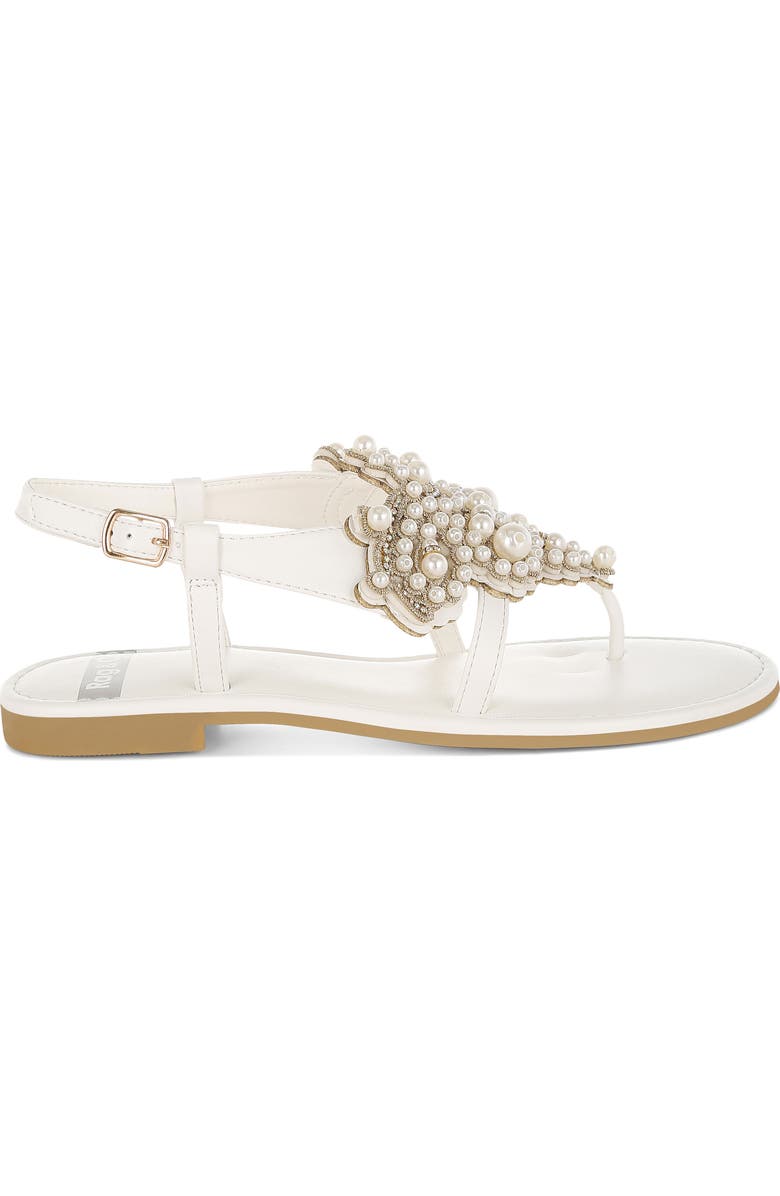 Rag & Co Nayasa Faux Pearl Sandal, Alternate, color,
