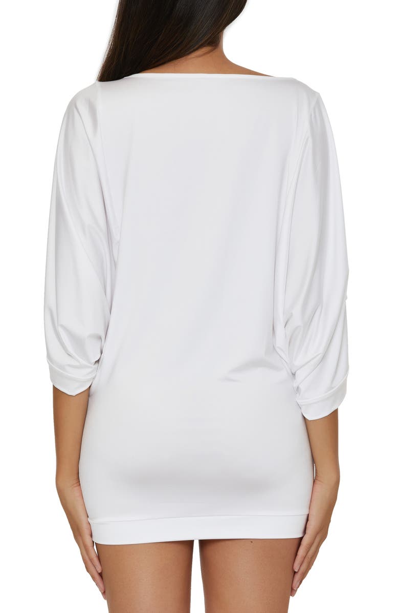 Trina Turk Classic Cover-Up Tunic, Alternate, color, White