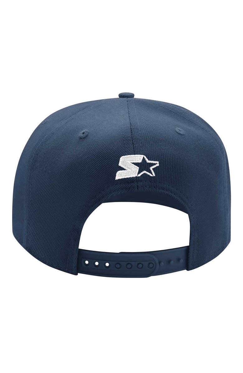 STARTER Men's Starter Light Blue/Deep Sea Blue Seattle Kraken Logo Two-Tone Snapback Hat, Alternate, color, Light Blue