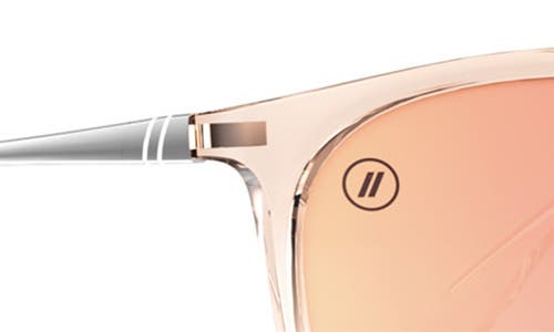 Blenders Eyewear 53.8mm North Park Polarized Round Sunglasses In Orange