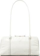 Tory Burch T Monogram Small Metallic Marshmallow Satchel