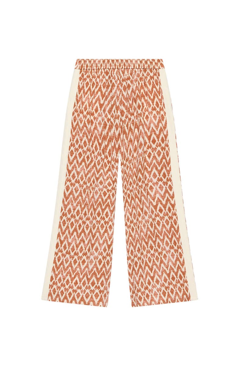 MINT VELVET Geo Print Wide Leg Trousers, Alternate, color, Orange