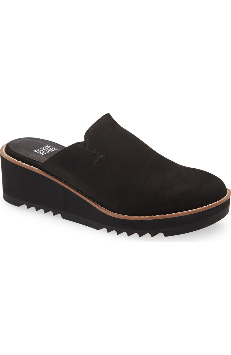 Eileen Fisher Loti Suede Clog, Main, color,