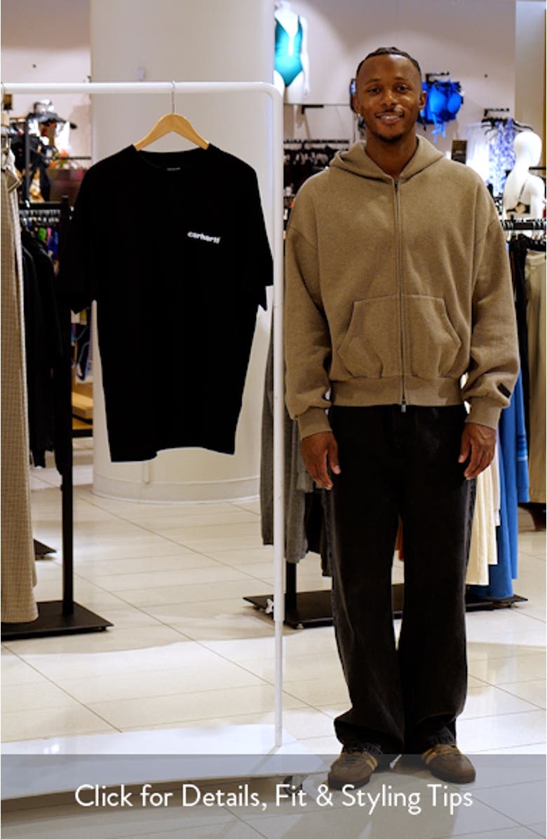 Archive Lines Organic Cotton Graphic T-Shirt, sales video thumbnail