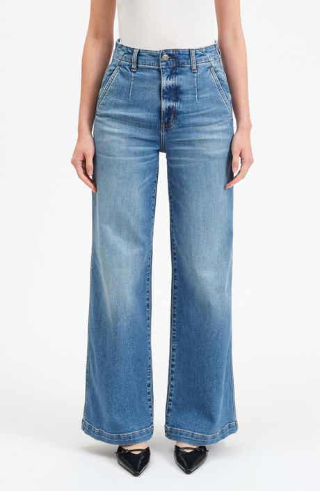 DAZE Far Out High Waist Wide Leg Trouser Jeans