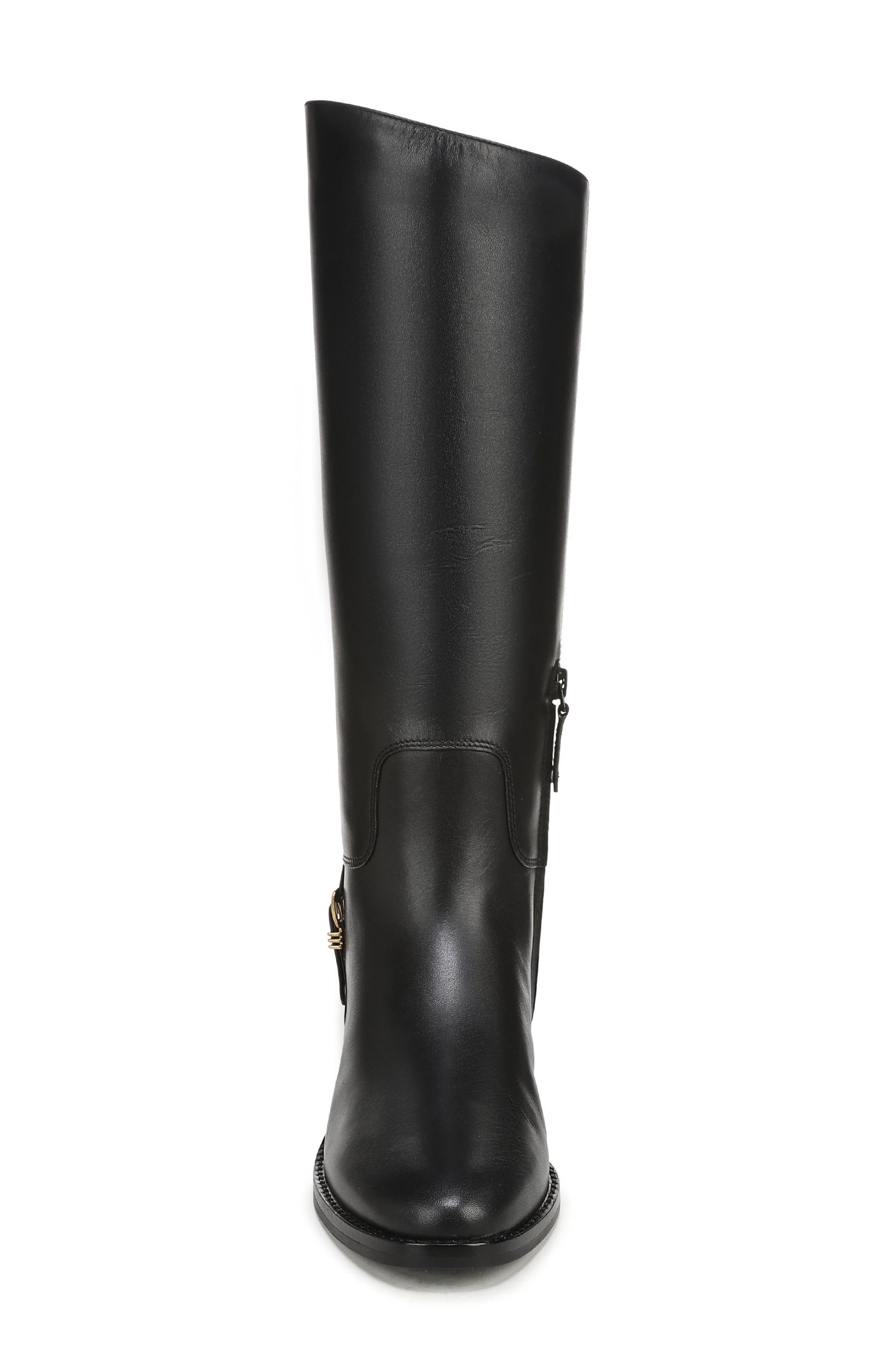 Arabelle Riding Boot, Alternate, color, BLACK LEATHER