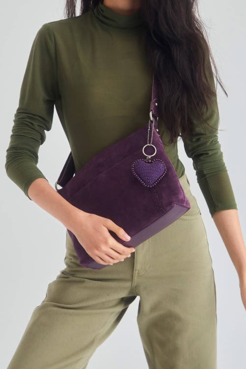 The Sak Melrose Crossbody Leather Bag In Purple