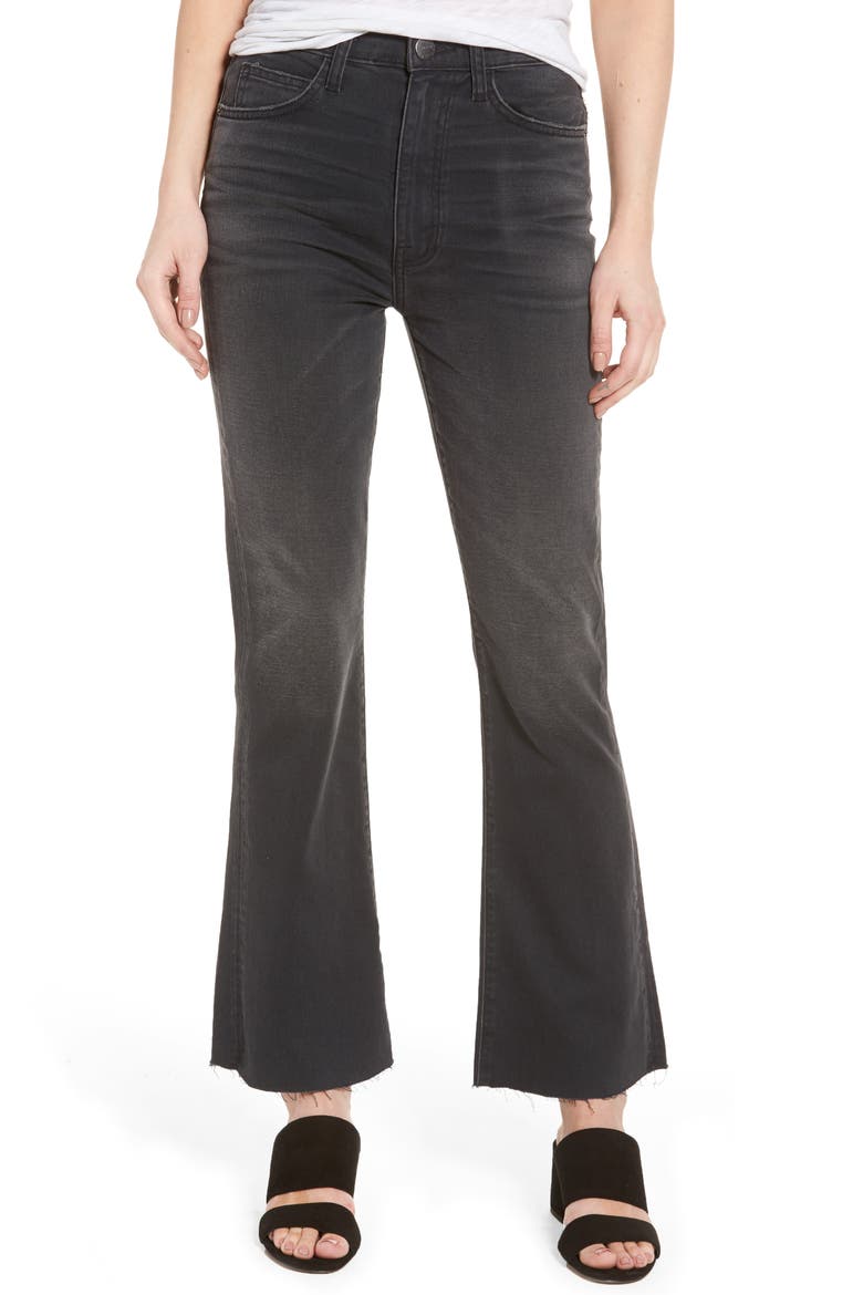 The Kick High Waist Crop Flare Jeans, Main, color, EDGEBROOK