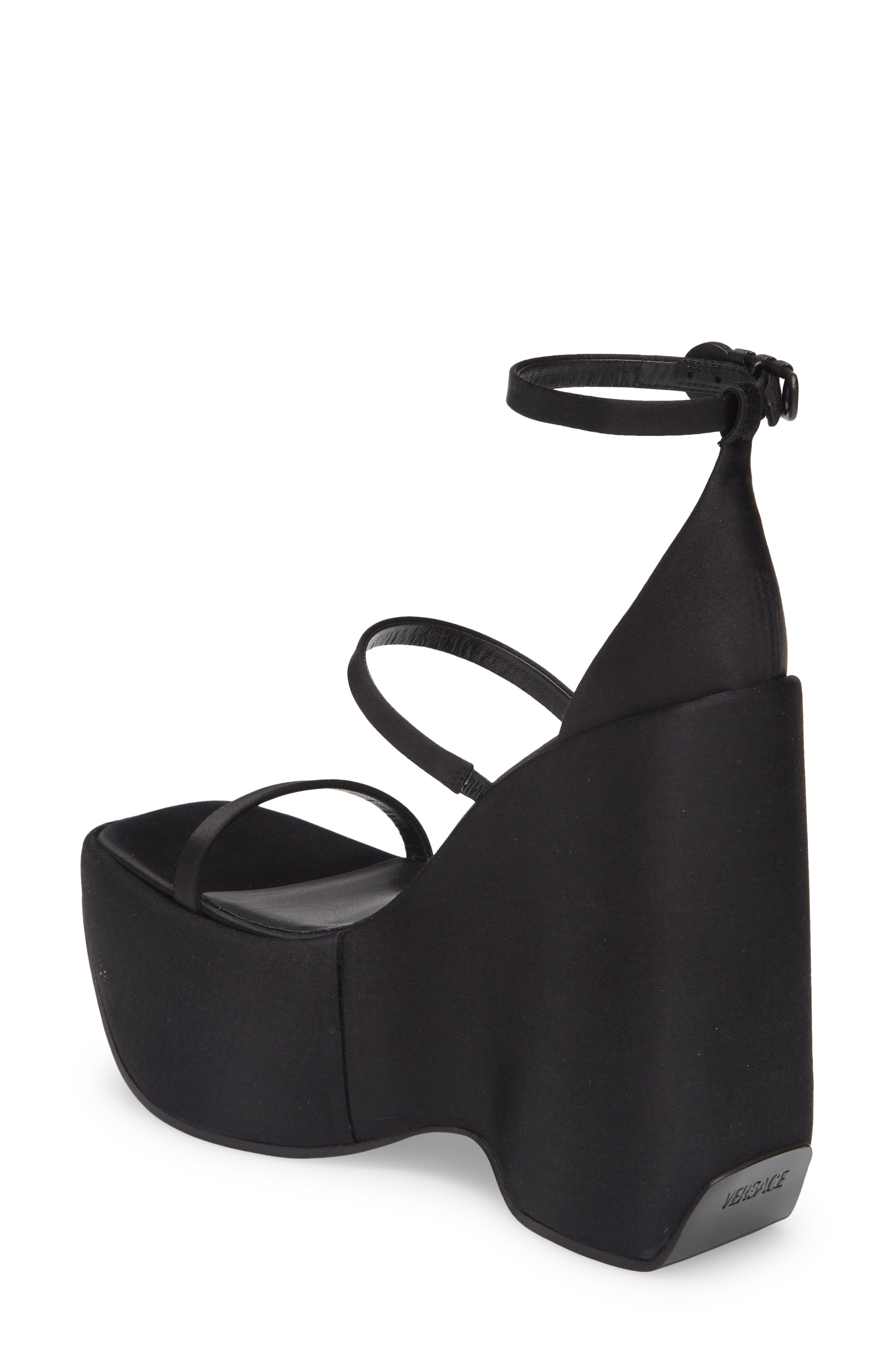 Versace Tri-Platform Sandal, Alternate, color, 