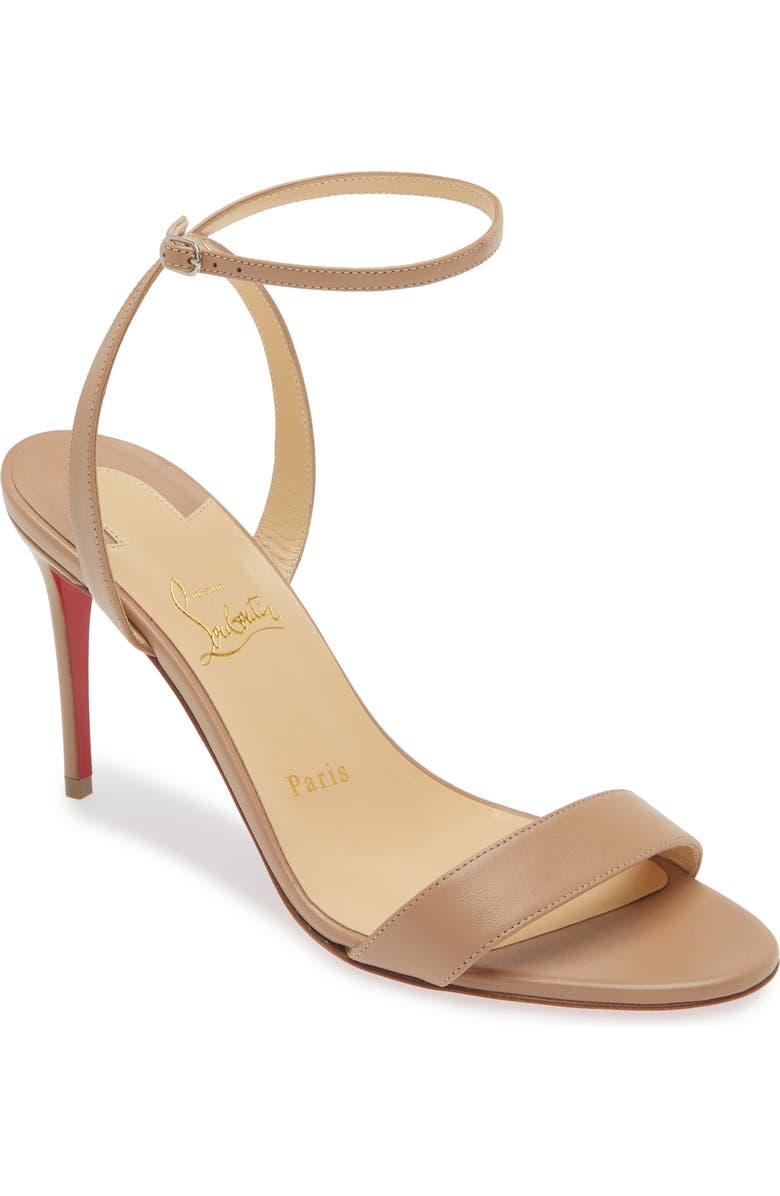 Christian Louboutin Loubigirl Ankle Strap Sandal, Main, color, Blush