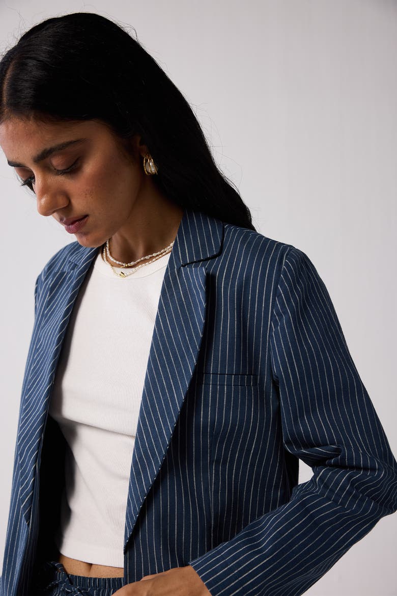The Weekday Blazer, Alternate, color, Dark Blue