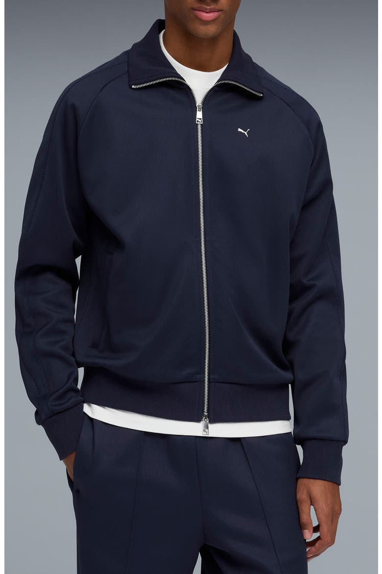 T7 Track Jacket, Main, color, PUMA NAVY